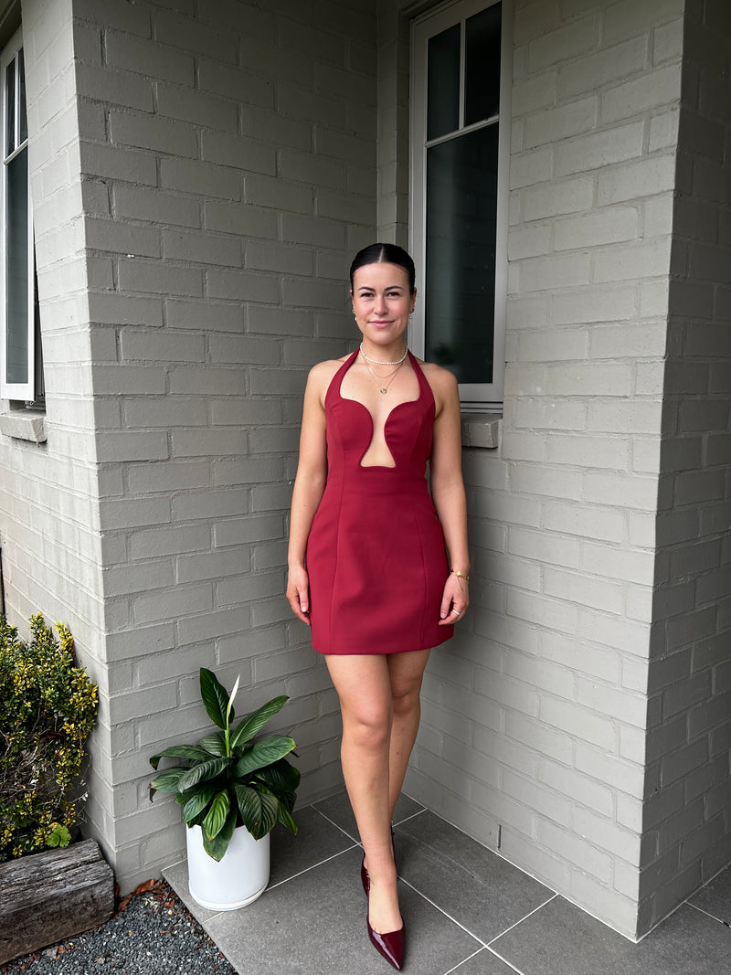 Alto Low Cut Mini Dress