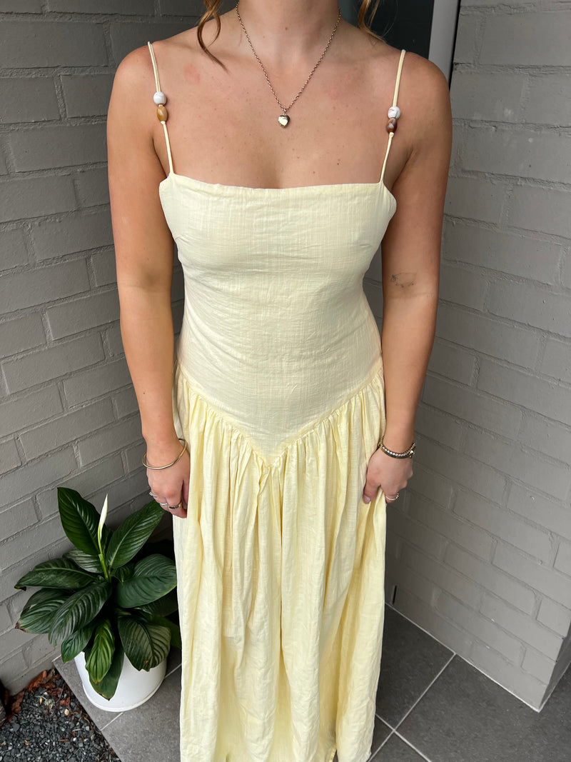 Aura Linen Maxi Dress