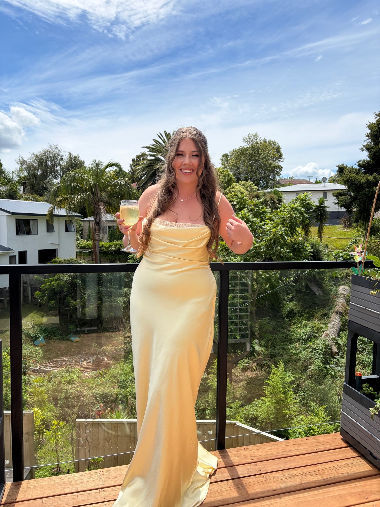 Isadora Lace & Satin Maxi Dress / 12-14