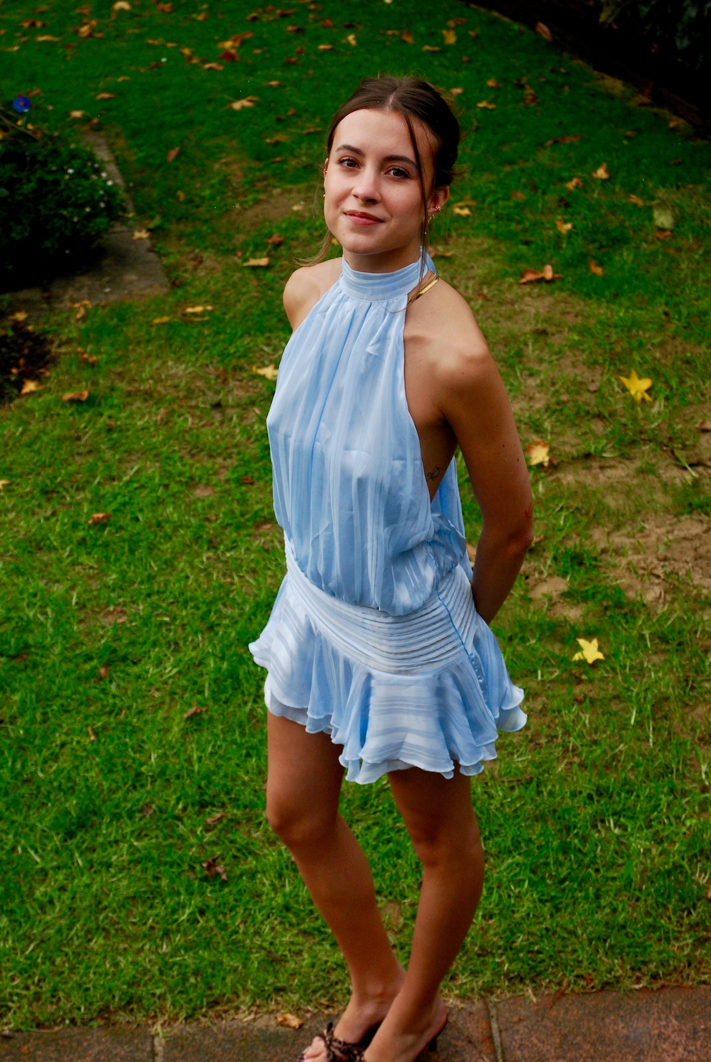 Willow Chiffon Mini Dress / 6